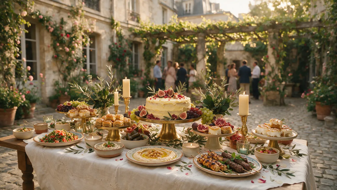 Buffet de réception — univers Événements